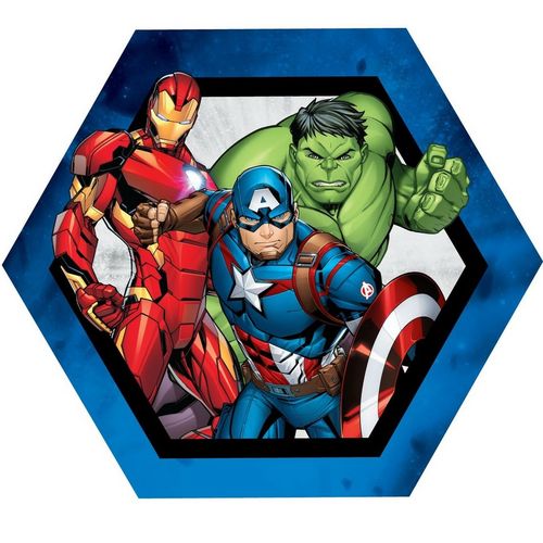 Jerry Fabrics Tvarovaný polštářek Avengers group, 31 x 24 cm