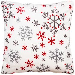4Home Vánoční povlak na polštářek Snowflakes, bílá, 50 x 50 cm