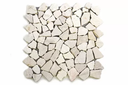 Divero Garth 9523 Mramorová mozaika krémová 32 x 32 cm