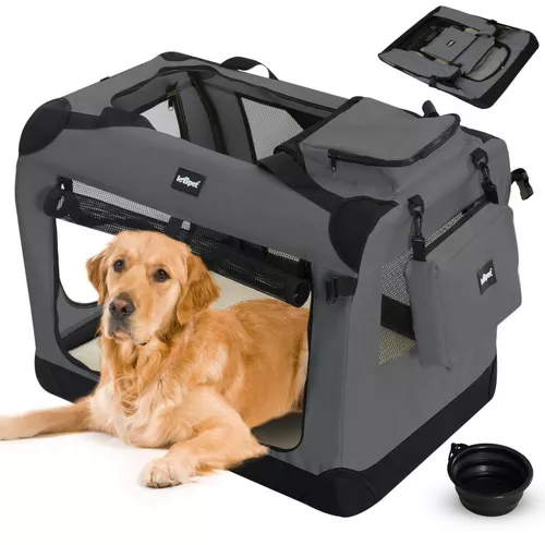 Leopet Přepravní box pro psy XXXL 102 x 69 x 69 cm antracit