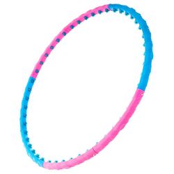 MAXXIVA Hula Hoop masážní obruč, 100 cm, modrá-růžová