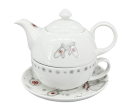 Vánoční čajová souprava Luna Koleda (konvice 400 ml, šálek 250 ml)