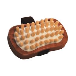Dřevěný masážní kartáč na celulitidu