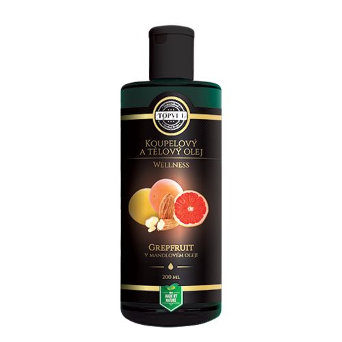 Topvet Tělový olej Grapefruit, 200 ml