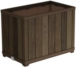 Květináč DECO RECTANGLE TALL WALNUT