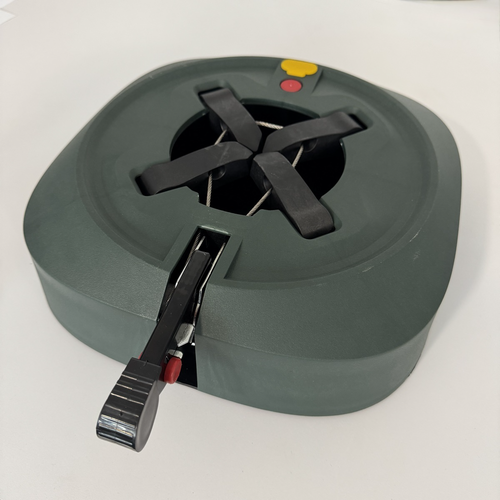 Stojan na vánoční stromek s pedálem, tm.  zelený