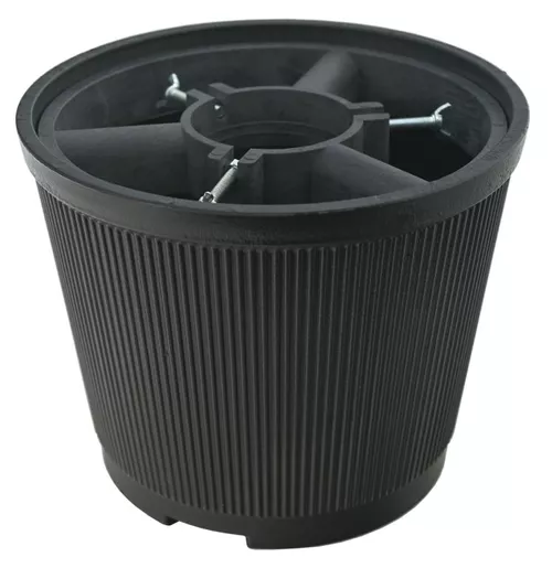 Stojan / květináč na vánoční stromek 10l, šedý