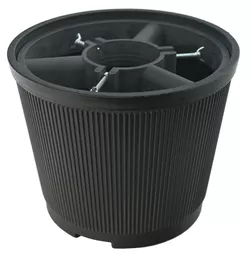 Stojan / květináč na vánoční stromek 10l, šedý