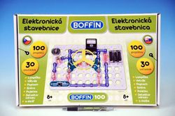 Boffin 100 Stavebnice elektronická 100 projektů na baterie 30ks v krabici 38x25x5cm