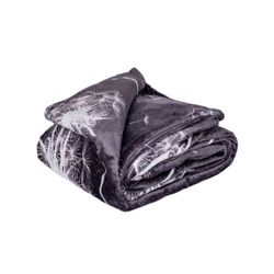 Mikroplyšová deka - Šedá pampeliška, 150x200 cm