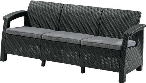 Allibert CORFU LOVE SEAT MAX 2931 Zahradní pohovka - antracit