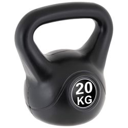 MAXXIVA Kettlebell činka, černá, 20 kg