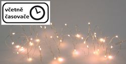 Vánoční LED osvětlení 8 m - 80 LED, teplá bílá