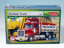 Monti Dumper Truck Western star Stavebnice 1:v krabici 22x15x6cm