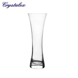 Crystalex Skleněná váza, 7 x 19,5 cm
