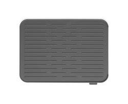 Silikonový odkapávač na nádobí, tmavě šedý