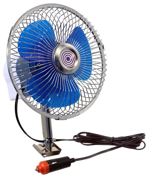 88418 Compass Otočný ventilátor do auta , 18 cm, 12V