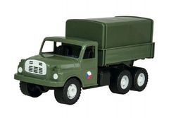 Teddies Auto nákladní Tatra 148 khaki vojenská plast 30cm
