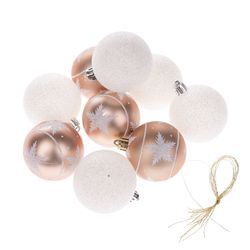 Sada vánočních ozdob Novara, pr. 8 cm, 9 ks