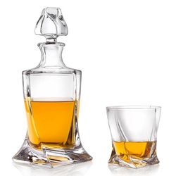 Crystalite Bohemia Quadro Whisky Set (1+6)