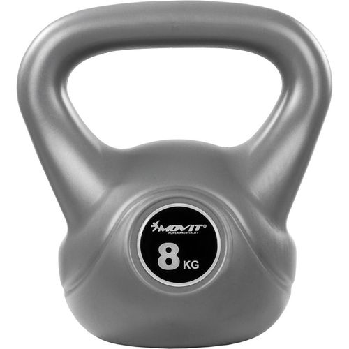 MOVIT® Kettlebell činka šedá - 8 kg