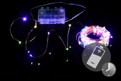 LED osvětlení - měděný drát - 100 LED barevné - Nexos Trading GmbH & Co. KG D41711