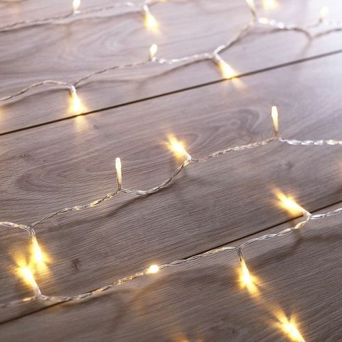 DecoKing Světelný vánoční řetěz rozšíření teplá bílá, 200 LED