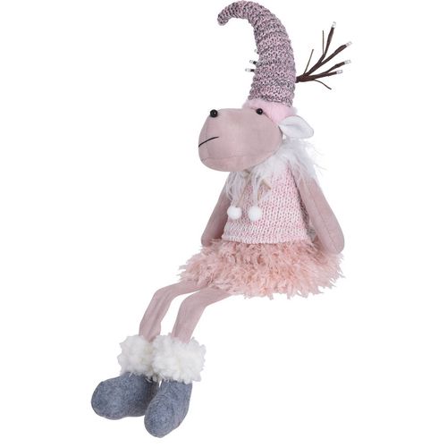 Vánoční plyšový sob Reindeer Girl, 60 cm