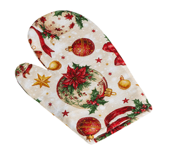 Vánoční chňapka ozdoby zlaté