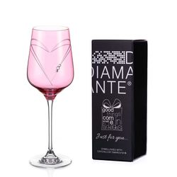 Diamante JFY Pink Hearts wine 450 ml