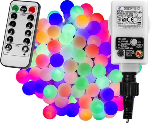VOLTRONIC® Párty LED osvětlení 20 m - barevné 200 diod + ovladač