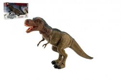 Teddies 59341 Dinosaurus chodící plast 40cm na baterie se světlem se zvukem v krabici