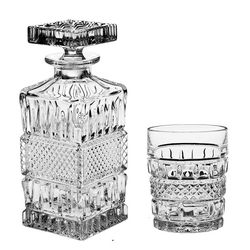 Crystal Bohemia BRITTANY whisky set (1+6)