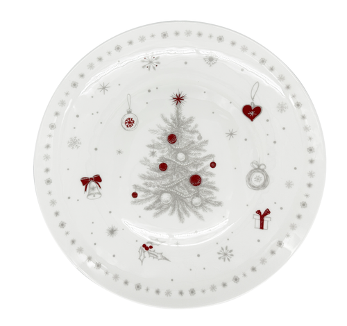 Vánoční mělký talíř Luna Koleda ø 28 cm