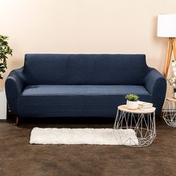 4Home Multielastický potah na sedačku Comfort Plus modrá, 180 - 220 cm, 180 - 220 cm