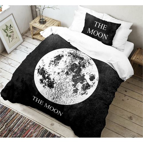 Kvalitex Bavlněné povlečení Moon 3D, 140 x 200 cm, 70 x 90 cm