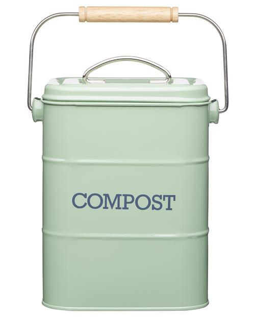 Kitchen Craft Plechový kompostér Living Nostalgia zelený