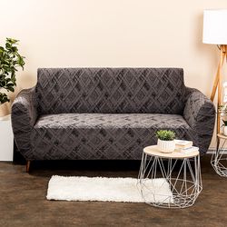 4Home Multielastický potah na sedačku Comfort Plus šedá, 140 - 180 cm, 140 - 180 cm