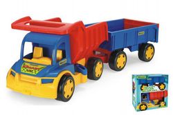 Wader Auto Gigant Truck sklápěč   dětská vlečka plast 55cm