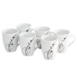 Domestic 6dílná sada hrnků Londra, 310 ml