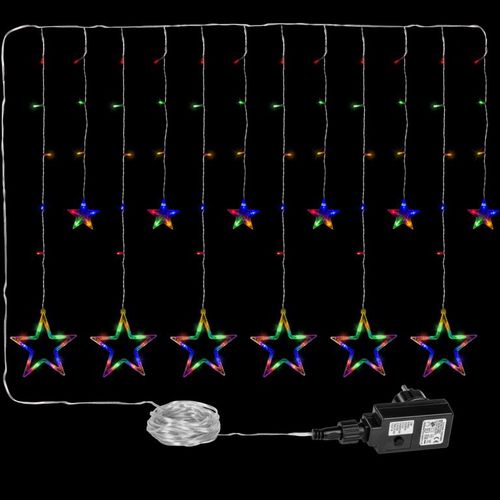 VOLTRONIC® 59574 Vánoční dekorace - svítící hvězdy - 150 LED barevná