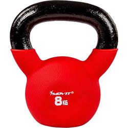 MOVIT 63642 8 kg Kettlebell litina neoprenová červená