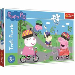 Trefl Maxi puzzle Prasátko Peppa Aktivní den, 24 dílků