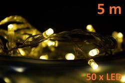 Nexos 820 Vánoční LED osvětlení 5 m - teple bílé, 50 diod