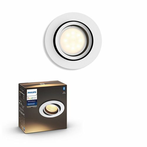 Philips Hue 50411/31/P9 LED zápustné svítidlo Milliskin 1x5,5W | GU10 | 2200-6500K - Bluetooth, inteligentní