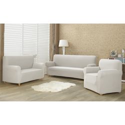 4Home Multielastický potah na sedací soupravu Comfort smetanová, 180 - 220 cm