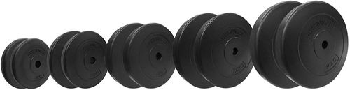 Physionics Sada zátěžových desek 2 x 2,5 kg, 30/31 mm