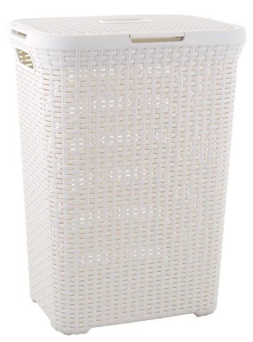 CURVER STYLE RATTAN 30459 Koš na prádlo 60 l krémový