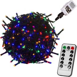 VOLTRONIC® 67228 Vánoční řetěz 40 m, 400 LED, barevný + ovladač