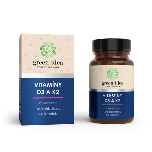 Topvet VITAMÍNY D3 a K2 60 tobolek